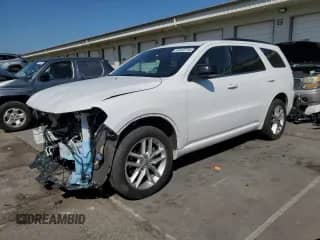 2023 Dodge Durango GT Premium with VIN 1C4RDJDG1PC571434, listed as a Copart auction lot 64645795 with 70,494 mi miles and Salvage title. Bid and sale history available at DreamBid. Image 1.