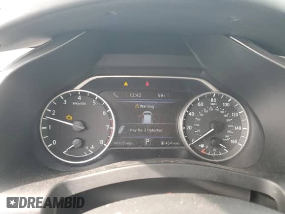 2022 Nissan Murano S with VIN 5N1AZ2AJ0NC122761, listed as a Copart auction lot 46305155 with 44,107 mi miles and Salvage title. Bid and sale history available at DreamBid. Image 9.