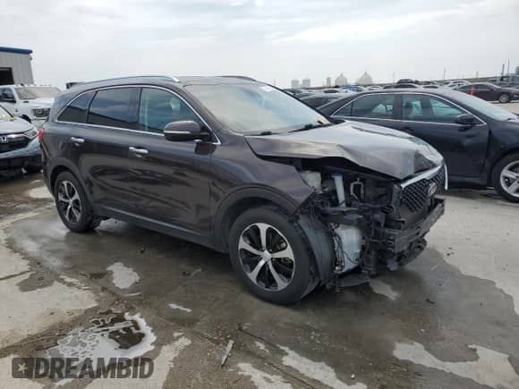 2018 Kia Sorento EX with VIN 5XYPH4A50JG353665, listed as a Copart auction lot 57601815 with 115,536 mi miles and Salvage title. Bid and sale history available at DreamBid. Image 4.