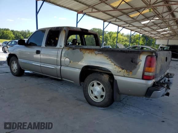 2003 GMC Sierra 1500 SLE with VIN 2GTEC19T431363023, listed as a Copart auction lot 64850105 with Not provided miles and Salvage title. Bid and sale history available at DreamBid. Image 2.