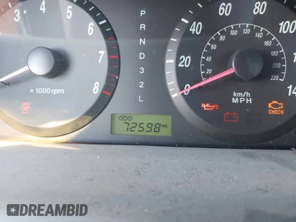 2004 Hyundai Elantra GLS with VIN KMHDN46D64U827242, listed as a IAAI auction lot 43293943 with 72,598 mi miles and . Bid and sale history available at DreamBid. Image 7.