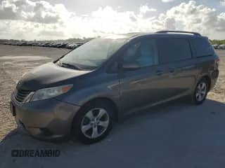 2011 Toyota Sienna LE with VIN 5TDKK3DC2BS026091, listed as a Copart auction lot 55224415 with 216,436 mi miles and Salvage title. Bid and sale history available at DreamBid. Image 1.