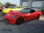 2019 Chevrolet Corvette Z51 3LT z VIN 1G1YL2D73K5104283, wystawiony jako Copart lot #71455174 z przebiegiem 13 527 mil mil oraz Szkoda całkowita • Salvage title. Historia ofert i sprzedaży dostępna na DreamBid. Obrazek 1.