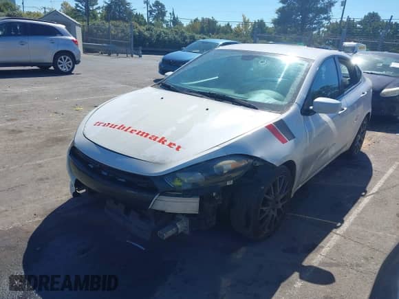 2016 Dodge Dart SE with VIN 1C3CDFAAXGD606151, listed as a IAAI auction lot 43468481 with 217,564 mi miles and . Bid and sale history available at DreamBid. Image 2.