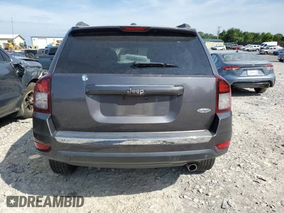 2017 Jeep Compass Latitude with VIN 1C4NJCEA3HD117971, listed as a Copart auction lot 60521815 with 73,376 mi miles and Salvage title. Bid and sale history available at DreamBid. Image 6.