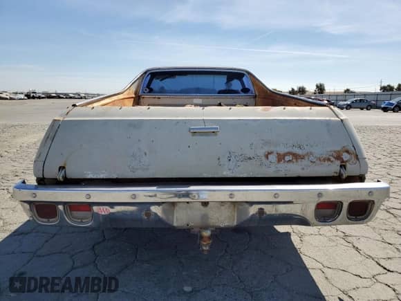 1974 Chevrolet El Camino with VIN 1D80H3Z484595, listed as a Copart auction lot 71358375 with 66,690 mi miles and Clean title. Bid and sale history available at DreamBid. Image 6.