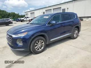 2019 Hyundai Santa Fe SE with VIN 5NMS23ADXKH097989, listed as a Copart auction lot 69803265 with 101,732 mi miles and Salvage title. Bid and sale history available at DreamBid. Image 1.