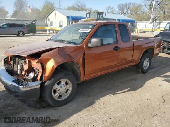 2007 Chevrolet Colorado 1LT с VIN 1GCCS19E378122598, выставлен на аукционе Copart как лот 52024365 с пробегом 106 902 миль миль и Списание • Salvage title. История ставок и продаж доступна на DreamBid. Изображение 1.