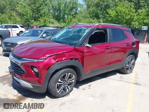 2024 Chevrolet TrailBlazer LT с VIN KL79MRSL3RB104102, выставлен на аукционе IAAI как лот 42205373 с пробегом 22 698 миль миль и . История ставок и продаж доступна на DreamBid. Изображение 2.