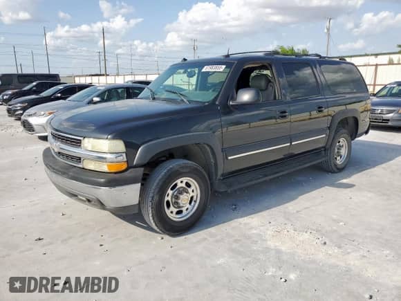 2003 Chevrolet Suburban LT z VIN 3GNGC26UX3G261624, wystawiony jako Copart lot #61983855 z przebiegiem 314 782 mil mil oraz Czysty tytuł • Clean title. Historia ofert i sprzedaży dostępna na DreamBid. Obrazek 1.