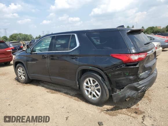 2020 Chevrolet Traverse LS with VIN 1GNEVFKW8LJ170169, listed as a Copart auction lot 67072425 with 52,151 mi miles and Salvage title. Bid and sale history available at DreamBid. Image 2.