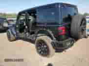 2021 Jeep Wrangler Unlimited Sahara High Altitude with VIN 1C4HJXEG7MW537997, listed as a Copart auction lot 74322054 with 60,226 mi miles and Salvage title. Bid and sale history available at DreamBid. Image 2.