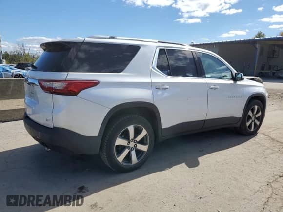 2018 Chevrolet Traverse LT с VIN 1GNEVHKW2JJ213056, выставлен на аукционе Copart как лот 86126685 с пробегом 98 810 миль миль и Списание • Salvage title. История ставок и продаж доступна на DreamBid. Изображение 3.