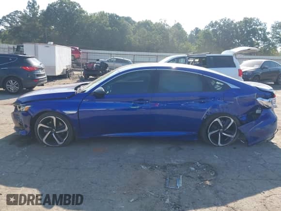 2022 Honda Accord Sport z VIN 1HGCV2F31NA019753, wystawiony jako IAAI lot #43107444 z przebiegiem 19 155 mil mil oraz . Historia ofert i sprzedaży dostępna na DreamBid. Obrazek 14.