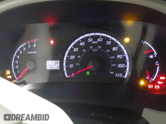 2011 Toyota Sienna LE with VIN 5TDKK3DC5BS076922, listed as a IAAI auction lot 43339975 with 196,118 mi miles and . Bid and sale history available at DreamBid. Image 7.