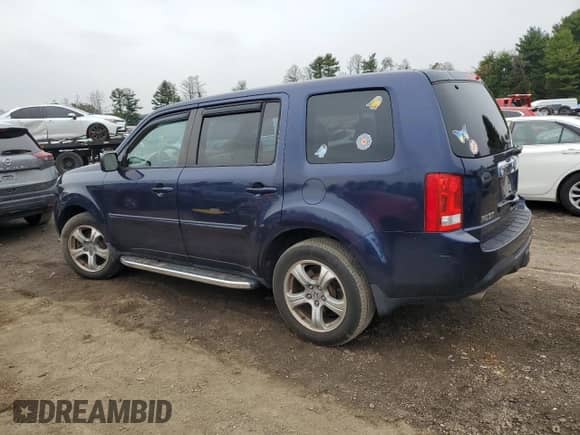 2013 Honda Pilot EX-L with VIN 5FNYF4H76DB086139, listed as a Copart auction lot 82068955 with 154,240 mi miles and Salvage title. Bid and sale history available at DreamBid. Image 2.