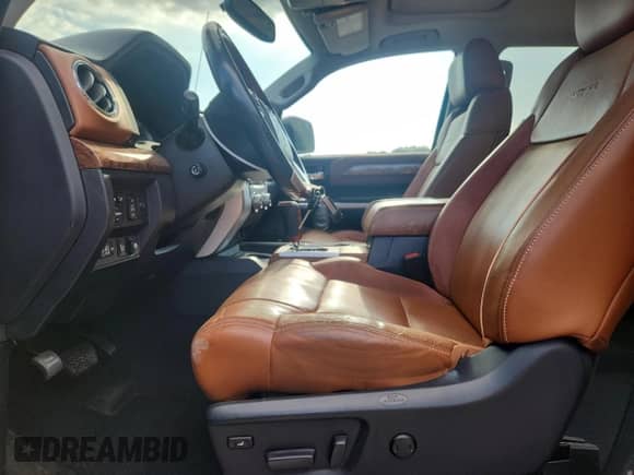 2016 Toyota Tundra Platinum with VIN 5TFGW5F16GX208427, listed as a Copart auction lot 71295365 with 150,184 mi miles and Salvage title. Bid and sale history available at DreamBid. Image 7.