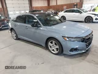 2022 Honda Accord Sport z VIN 1HGCV2F33NA013548, wystawiony jako IAAI lot #43163341 z przebiegiem 40 052 mil mil oraz . Historia ofert i sprzedaży dostępna na DreamBid. Obrazek 1.
