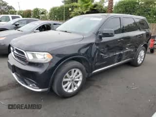 2020 Dodge Durango SXT with VIN 1C4RDHAG1LC329816, listed as a Copart auction lot 66147215 with 75,004 mi miles and Salvage title. Bid and sale history available at DreamBid. Image 1.