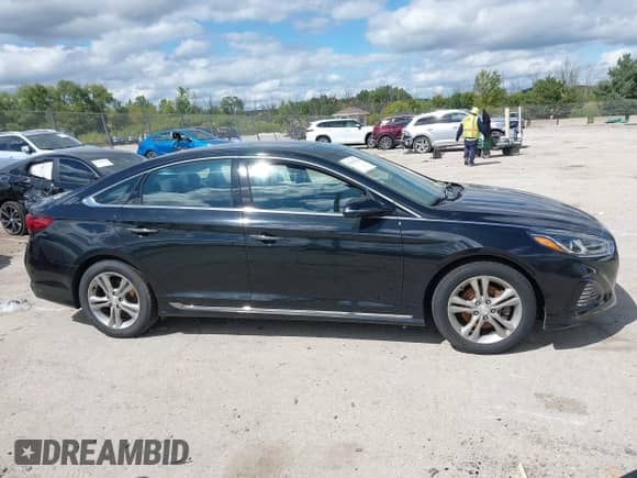 2018 Hyundai Sonata SEL with VIN 5NPE34AF1JH714375, listed as a IAAI auction lot 43159134 with 101,297 mi miles and . Bid and sale history available at DreamBid. Image 13.
