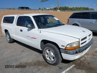 1999 Dodge Dakota with VIN 1B7FL22P0XS288012, listed as a IAAI auction lot 41695852 with 150,431 mi miles and . Bid and sale history available at DreamBid. Image 1.