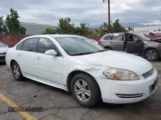 2013 Chevrolet Impala LS with VIN 2G1WF5E33D1254362, listed as a IAAI auction lot 43426917 with 116,080 mi miles and . Bid and sale history available at DreamBid. Image 1.