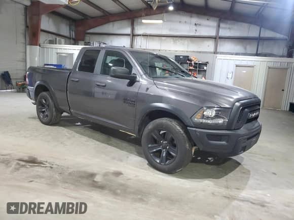 2022 Ram 1500 Warlock with VIN 1C6RR7GG0NS173495, listed as a Copart auction lot 74088994 with 43,313 mi miles and Salvage title. Bid and sale history available at DreamBid. Image 4.