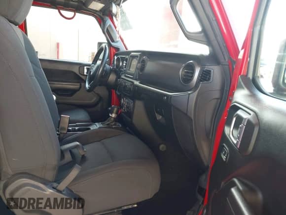 2022 Jeep Wrangler Unlimited Willys with VIN 1C4HJXDN5NW224156, listed as a IAAI auction lot 43103614 with 42,909 mi miles and . Bid and sale history available at DreamBid. Image 5.