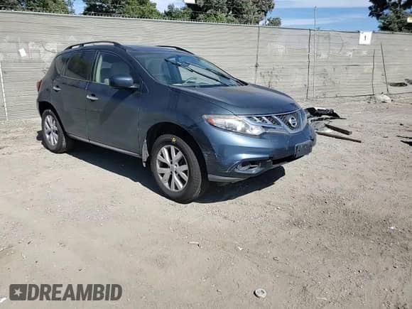 2013 Nissan Murano SL with VIN JN8AZ1MU0DW200980, listed as a Copart auction lot 66050565 with 129,701 mi miles and Salvage title. Bid and sale history available at DreamBid. Image 14.