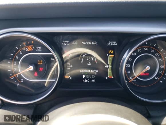 2021 Jeep Wrangler Unlimited Sahara с VIN 1C4HJXEN6MW609397, выставлен на аукционе Copart как лот 62983915 с пробегом 42 601 миль миль и Списание • Salvage title. История ставок и продаж доступна на DreamBid. Изображение 9.