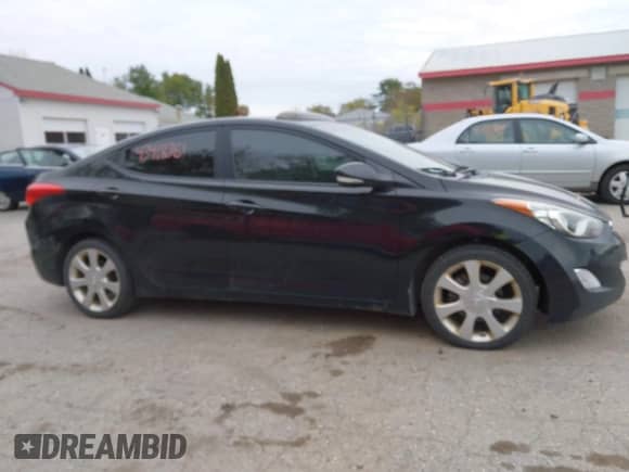 2012 Hyundai Elantra Limited with VIN KMHDH4AE8CU352358, listed as a IAAI auction lot 43418761 with 143,018 mi miles and . Bid and sale history available at DreamBid. Image 14.