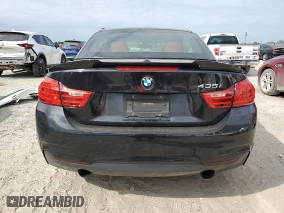 2015 BMW 4 Series 435i with VIN WBA3T3C59FP738972, listed as a Copart auction lot 50323265 with 131,982 mi miles and Salvage title. Bid and sale history available at DreamBid. Image 6.