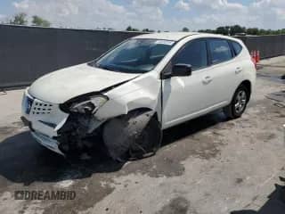 2008 Nissan Rogue SL with VIN JN8AS58V58W144135, listed as a Copart auction lot 55493725 with 128,462 mi miles and Salvage title. Bid and sale history available at DreamBid. Image 1.