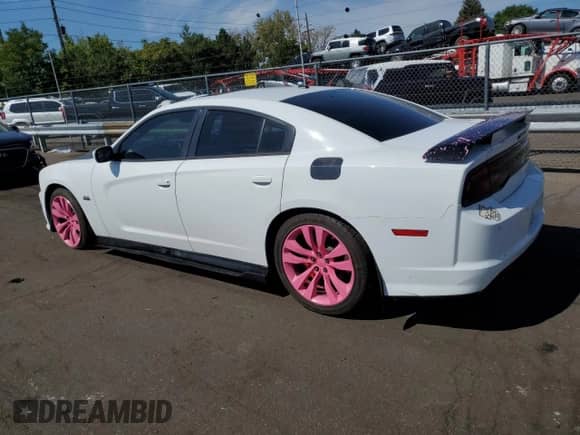 2014 Dodge Charger SRT-8 with VIN 2C3CDXEJ7EH257708, listed as a Copart auction lot 66433634 with 78,681 mi miles and Salvage title. Bid and sale history available at DreamBid. Image 2.