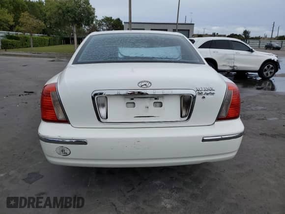 2005 Hyundai XG with VIN KMHFU45E55A381660, listed as a Copart auction lot 45804805 with 130,480 mi miles and Salvage title. Bid and sale history available at DreamBid. Image 6.