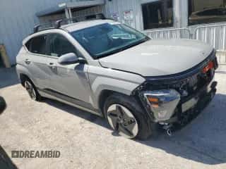 2024 Hyundai Kona SEL with VIN KM8HC3A66RU011164, listed as a Copart auction lot 73048134 with 2,178 mi miles and Non repairable. Bid and sale history available at DreamBid. Image 4.