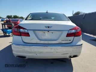 2012 Hyundai Genesis 4.6L with VIN KMHGC4DF1CU204536, listed as a Copart auction lot 82448945 with 49,923 mi miles and Salvage title. Bid and sale history available at DreamBid. Image 6.