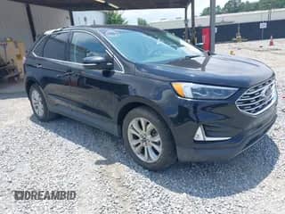 2019 Ford Edge Titanium with VIN 2FMPK3K99KBB81408, listed as a IAAI auction lot 42823416 with 127,092 mi miles and . Bid and sale history available at DreamBid. Image 1.