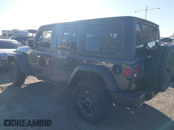 2025 Jeep Wrangler Sport S with VIN 1C4PJXDN7SW517144, listed as a IAAI auction lot 41643143 with 127 mi miles and . Bid and sale history available at DreamBid. Image 3.