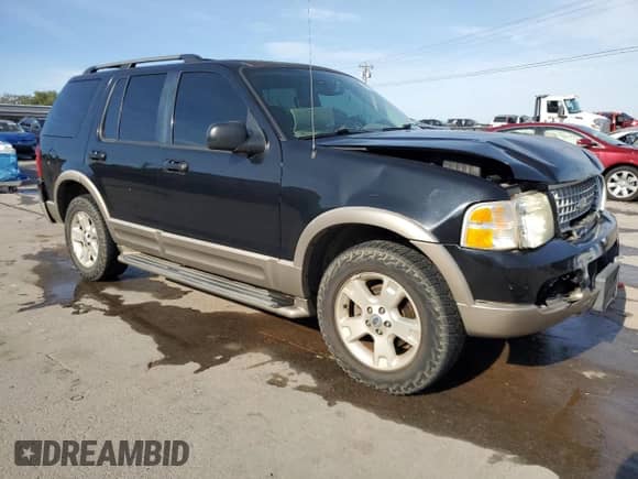 2003 Ford Explorer Eddie Bauer z VIN 1FMZU74W83UB86477, wystawiony jako Copart lot #70589215 z przebiegiem 188 799 mil mil oraz Szkoda całkowita • Salvage title. Historia ofert i sprzedaży dostępna na DreamBid. Obrazek 4.