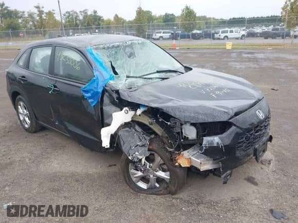 2024 Honda HR-V LX with VIN 3CZRZ2H37RM723677, listed as a IAAI auction lot 43238006 with 16,867 mi miles and . Bid and sale history available at DreamBid. Image 1.