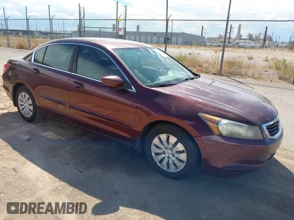 2009 Honda Accord LX with VIN 1HGCP26399A038535, listed as a IAAI auction lot 43178179 with 277,326 mi miles and . Bid and sale history available at DreamBid. Image 1.
