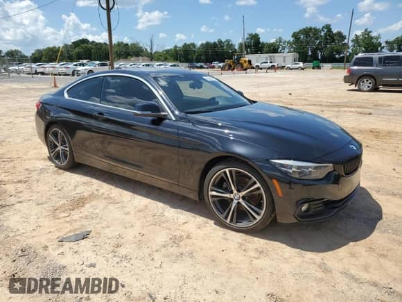 2019 BMW 4 Series 430i with VIN WBA4W3C50KAF91534, listed as a Copart auction lot 65551825 with 85,112 mi miles and Salvage title. Bid and sale history available at DreamBid. Image 4.