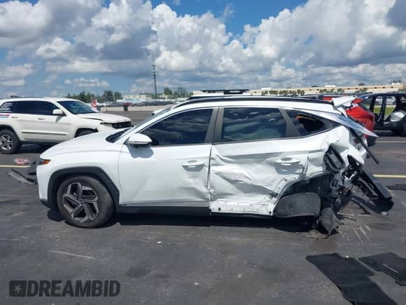 2022 Hyundai Tucson SEL with VIN 5NMJF3AE6NH024714, listed as a IAAI auction lot 43321622 with 71,542 mi miles and . Bid and sale history available at DreamBid. Image 15.