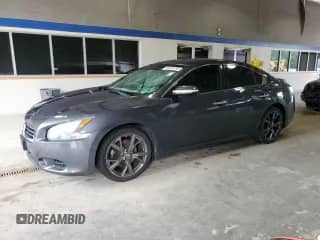 2013 Nissan Maxima SV with VIN 1N4AA5AP5DC812835, listed as a Copart auction lot 64928195 with 114,150 mi miles and Salvage title. Bid and sale history available at DreamBid. Image 1.