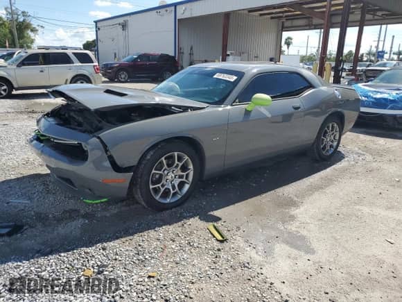 2017 Dodge Challenger GT with VIN 2C3CDZGGXHH598618, listed as a Copart auction lot 69763345 with 79,710 mi miles and Salvage title. Bid and sale history available at DreamBid. Image 1.
