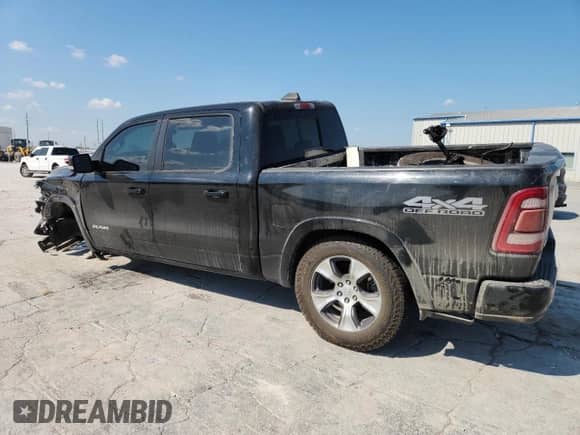 2019 Ram 1500 Laramie with VIN 1C6SRFJT2KN584215, listed as a Copart auction lot 85362895 with 267,246 mi miles and Salvage title. Bid and sale history available at DreamBid. Image 2.