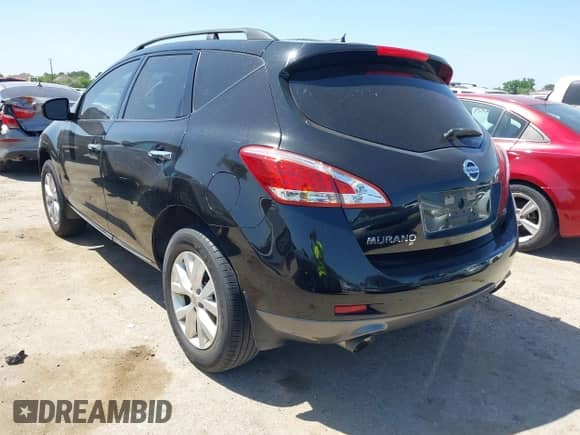 2013 Nissan Murano LE with VIN JN8AZ1MU1DW212796, listed as a IAAI auction lot 42004635 with 184,670 mi miles and . Bid and sale history available at DreamBid. Image 3.