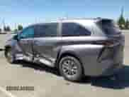 2023 Toyota Sienna LE с VIN 5TDKRKEC0PS152073, выставлен на аукционе Copart как лот 69254965 с пробегом 44 623 миль миль и Списание • Salvage title. История ставок и продаж доступна на DreamBid. Изображение 2.