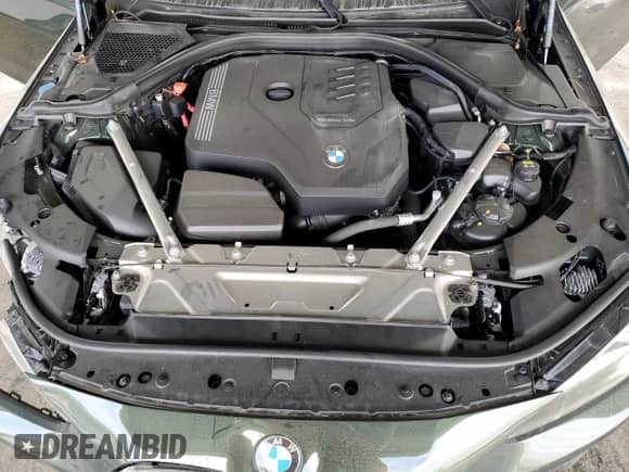 2022 BMW 4 Series 430i with VIN WBA53AP03NCH98007, listed as a Copart auction lot 54243395 with 36,134 mi miles and Salvage title. Bid and sale history available at DreamBid. Image 11.